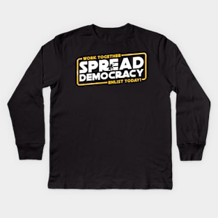 Spread Democracy Helldivers 2 Kids Long Sleeve T-Shirt